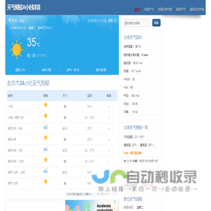 天气预报24小时详情,历史每月气温降雨查询 - 天气二四网